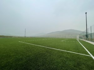 モンゴルのサッカートレーニングキャンプ施設